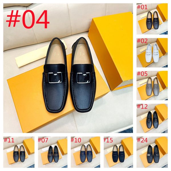 

designer men dress shoes cowhide metal buckle leather flat shoes mules princetown mens brand trample lazy slides loafers size 38-46, Black