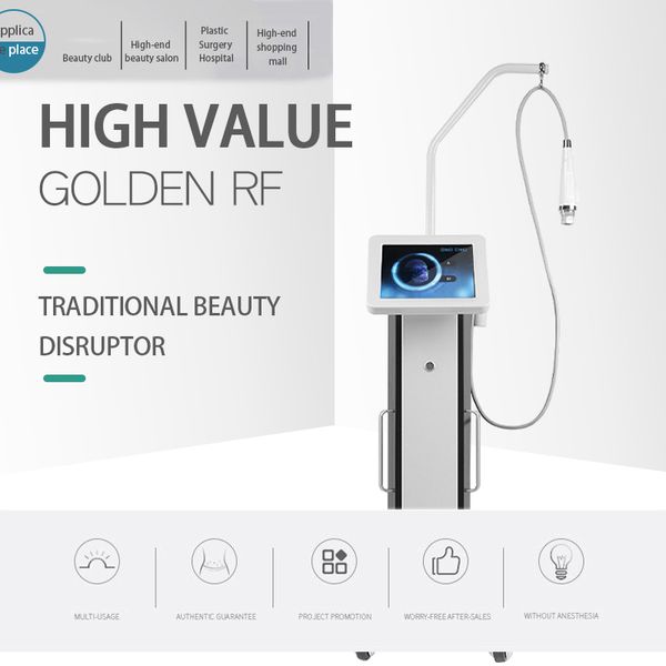 

fractional rf gold microneedle acne scars stretch marks removal radio frequency skin care equipment