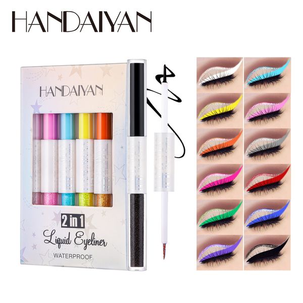 

eye shadowliner combination black liquid eyeliner waterproof pencil 36h longlasting liner pen quickdry no blooming cosmetics tool 230703