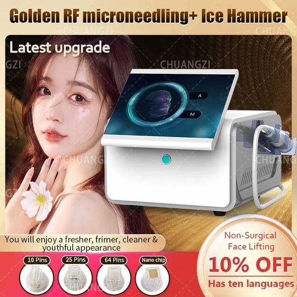 

2023 selling portable rf microneedle for brightening, removing acne, wrinkles, anti-aging, and removing pregnancy mark