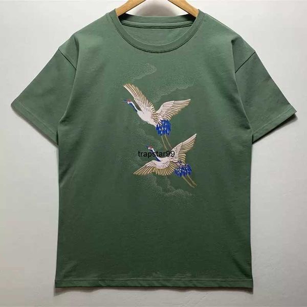 

mens designer t shirt women crane letters printed tee summer tshirt for man casual hip hop short sleeves streetwear crew neck cotton ins pl, White;black