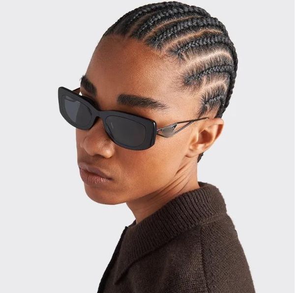 

fashion designer ppdda sunglasses classic eyeglasses goggle outdoor beach sun glasses for man woman optional triangular signature 4 colors s, White;black