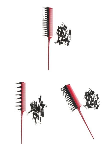 

salon weaver highlighting foiling hair comb coloring dyeing03577924, Silver