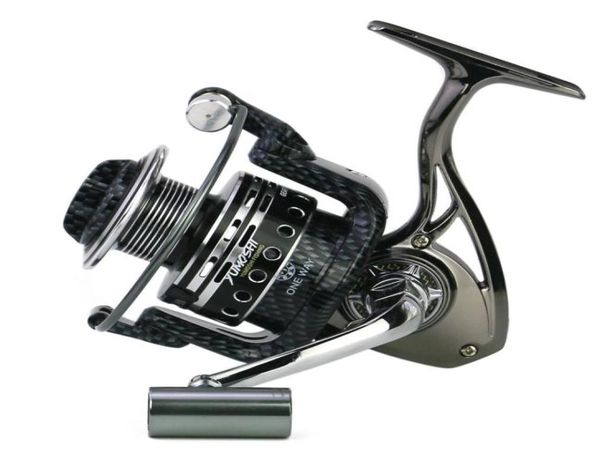 

full metal fishing spinning reel 551 high speed gear ratio faster line retrieve 131 shielded stainless steel ball bearings9100503