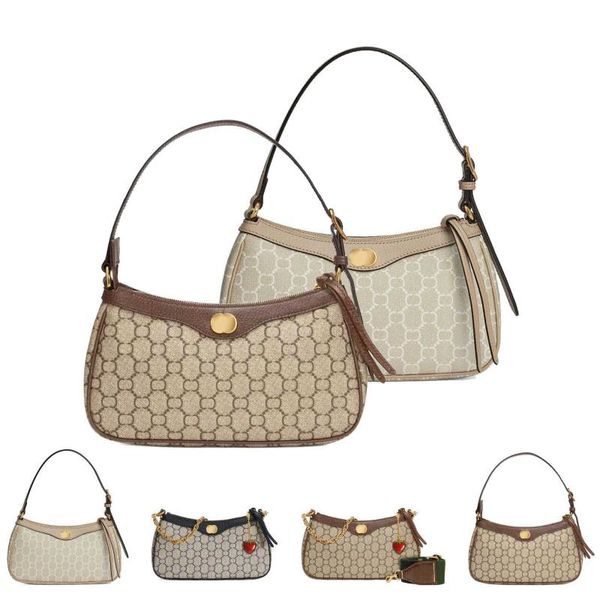 

designer bag ophidia underarm bag crescent moon handbags luxury women strawberry letters hobo shoulder bags adjustable shoulder straps purse
