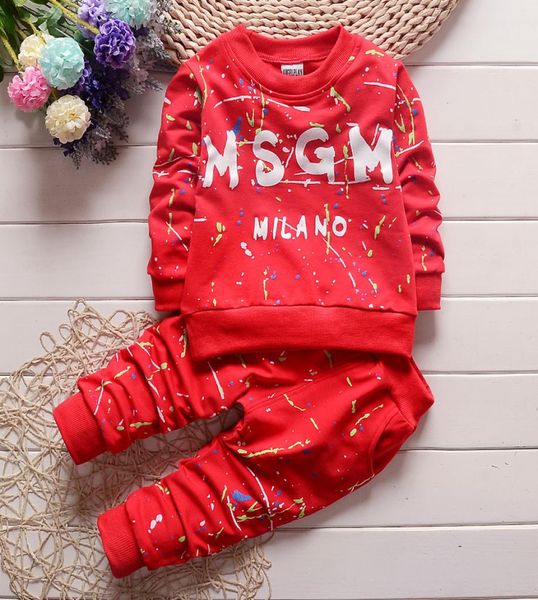 

selling toddler baby boys clothes t shirtpants kids sportswear clothes children clothing autumn kids designer clothes 3609827, White