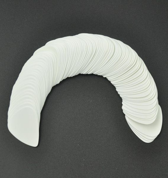 

lots of 100 pcs new thin 046mm blank guitar picks plectrums plain white celluloid9673961