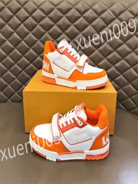 

2023 new luxury men's casual shoe real cowhide leather outdoor sports shoes men fashion sneakers for man size 35-46 wd230603, Black