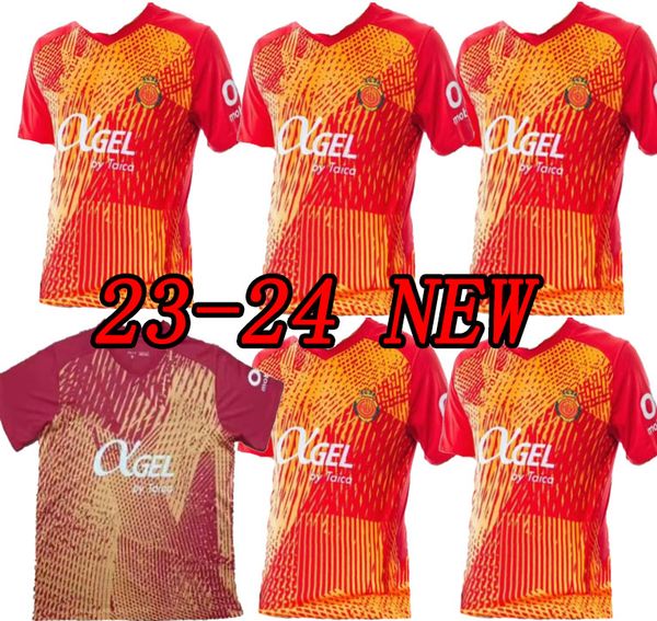 

2023 2024 rcd mallorca soccer jerseys lee maffeo sanchez abdon a. raillo valjent muriqi baba grenier copete 23 24 mens home away football sh, Black;yellow