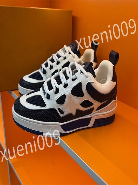 

2023 designer men women casual shoe triple white black sneakers gomma leather trainer printed platform trainers shoes wd230601