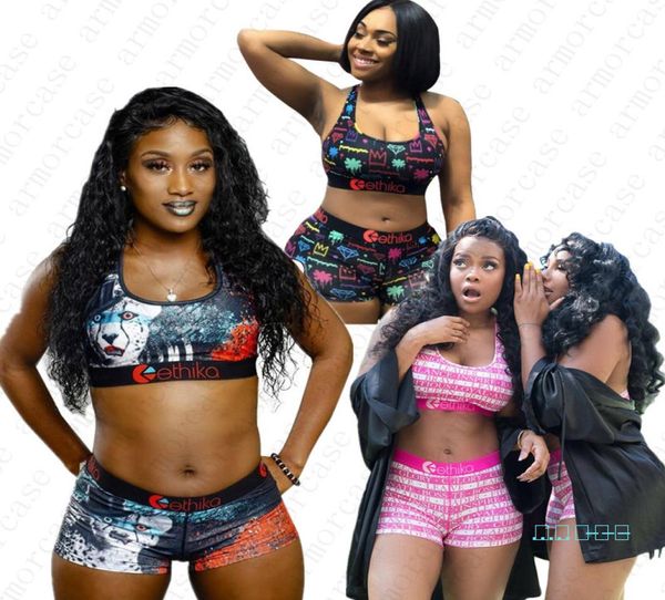 

women designer swimsuit 2pcs bikini sets leopard crop swimwear push up tank vest bras shorts tankini beachwear playsuit c6405383008, White