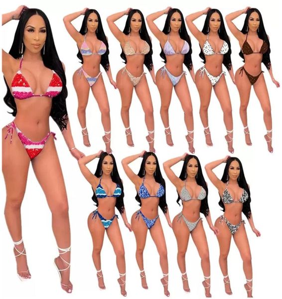 

classic letter swimwear women fashion designer bikini suit laceup bra vest and shorts 2 piece set backless swimsuit with breast p7854795, White