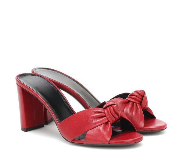 

luxury brands loulou metallic leather sandals women's slides chunky slippers red gold sandal pieds outdoor lady beach sandals ladies co, Black