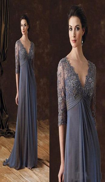 

plus size mother of the bride dresses high waist appliques lace sheer sleeves aline chiffon long prom evening wedding guest gown 8662432, Black;red