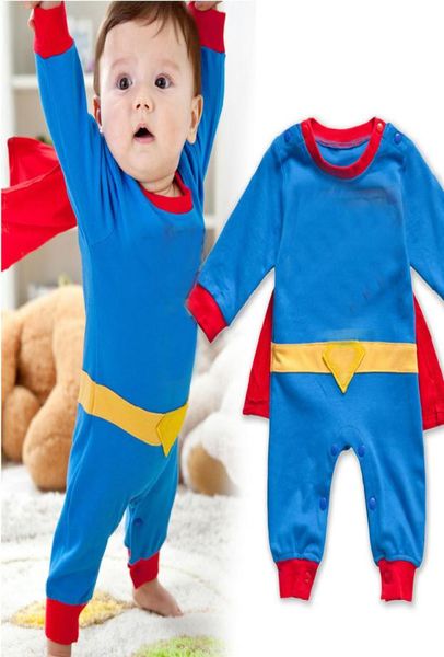 

baby onepiece 2020 new summer infant rompers boys girls 7 styles jumpsuits cartoon long sleeve climbing clothes m7249971445, Blue