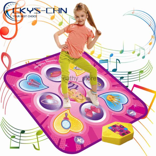 

mats girl dancing blanket mat electronic music mat body pad dinosaur boy sports game toys birthday festival gifts for girl x0704