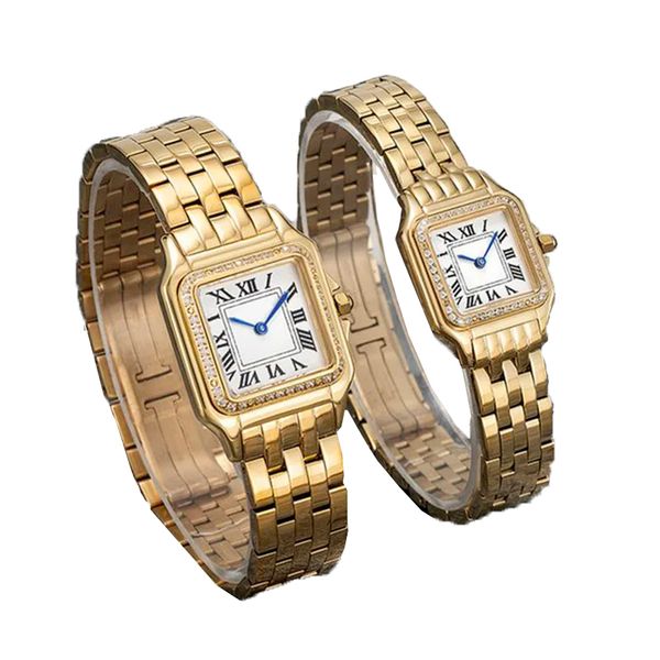

vintage womens tank montre watch roman original stainless steel luxury wrist watch with steel starp designer watches high quality, Slivery;brown