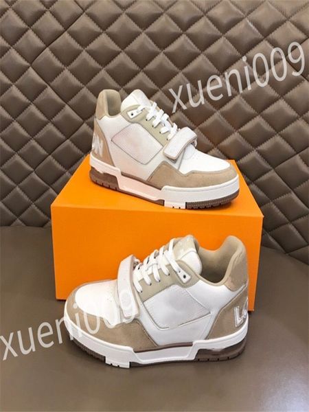 

2023 new luxury men's casual shoe real cowhide leather outdoor sports shoes men fashion sneakers for man size 35-46 wd230603, Black