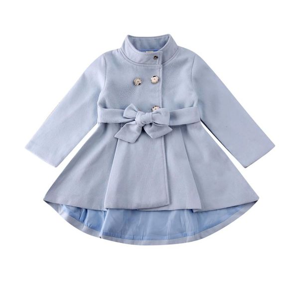 

girl trench elegant toddler baby girl outerwear long dress windbreaker jacket coat autumn winter size 15y y2008311717244, Camo
