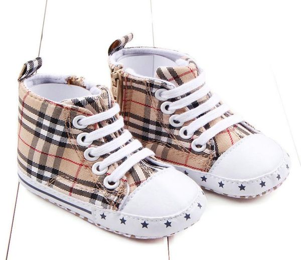 

baby shoes first walkers infant girls crib shoes soft sole newborn baby boys grid prewalker zipper shoes boots9189490