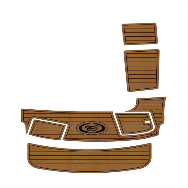 

2005 cobalt 226 swim platform step pad boat eva foam faux teak deck floor mat backing self adhesive seadek gatorstep style pads