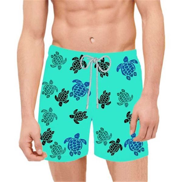 

vilebrequin spandex shorts men swimwear herringbones turtles summer casual shorts vl75, White;black