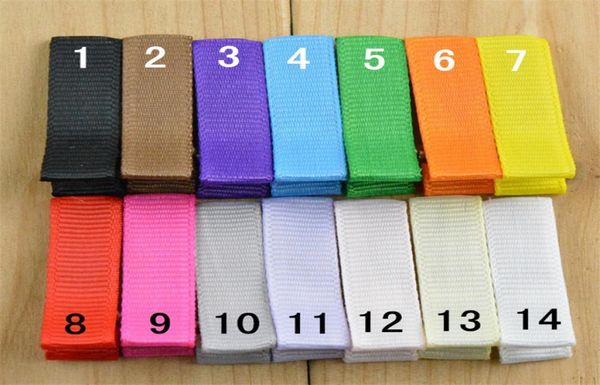 

100pcslot 14colors grossgrain ribbon alligator clip lined clips single pronged alligator clips girl hair decorative accessories8180442