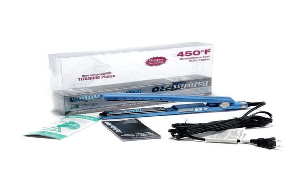 

titanium pro 450f 1 14 plate titanium hair straighteners straightening irons flat iron hair curler1366207, Black