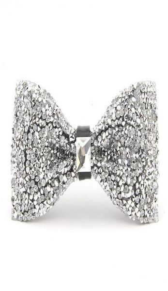 

sparkly white rhinestone wedding mens bow tie fashion diamond man bow ties real pos tuxedos groom in stock 7500725, Red;black