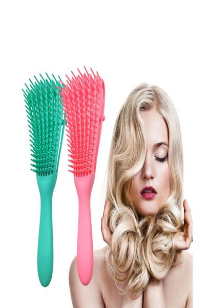 

5pcs new hair comb curling hair brushes curly hairbrush massage comb hairdressing salon styling tools1140594, Silver