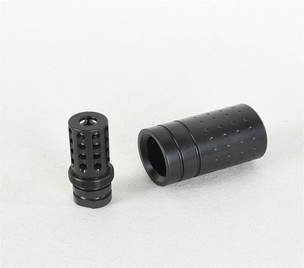 

reducing impact steel muzzle brake cnc 308762 58x24 thread muzzle brake with outer sleeve2073515