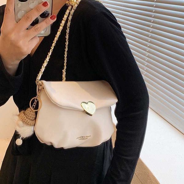 

new evening bags small design bag women's summer chain crossbody pleated 230704