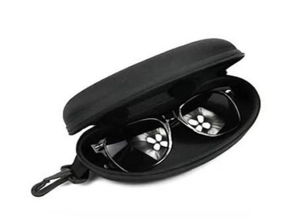 

zipper glasses box black portable cute style hard zipper case box for glasses eye glasses sunglass bag eyewear accessories 4654785