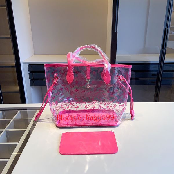 

2023 designer bag fashion women tote shoulder bags messenger bag purse ladies cosmetic crossbodys wash bag 2-piece set