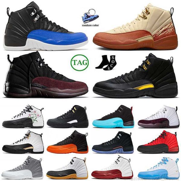 

12s sneakers basketball shoes mens womens 12 brilliant orange taxi stealth floral university blue gold utility flu game royal jumpman traine