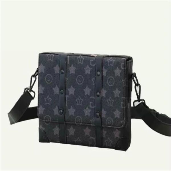 

lm40156v mens shoulder monograms trunk messenger bag luxury flap embossed leather printed designer crossbody trunks bag's m45727 m57726