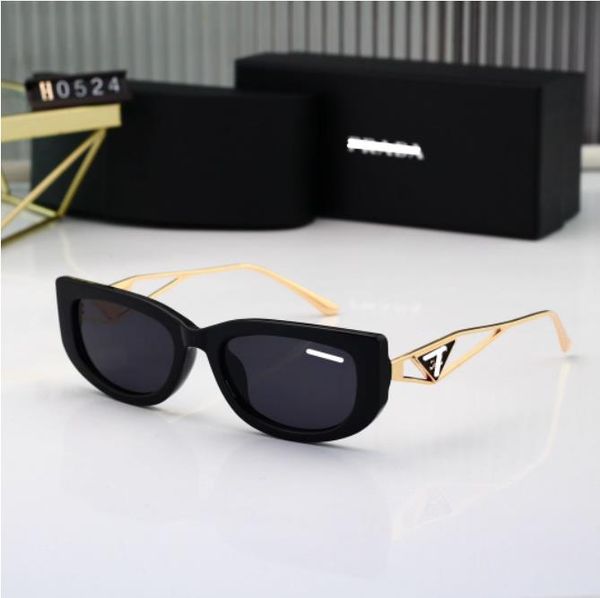 

2023 luxury sunglasses polaroid lens designer womens mens goggle senior eyewear for women eyeglasses frame vintage metal sun glasses os 0524, White;black