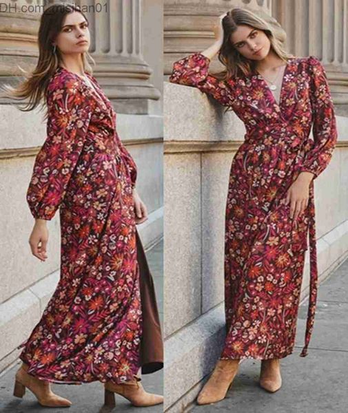 

casual dresses basic casual dresses dress slim womens printed long sleeve kimono dress chiffon solid 230627 z230704, Black;gray