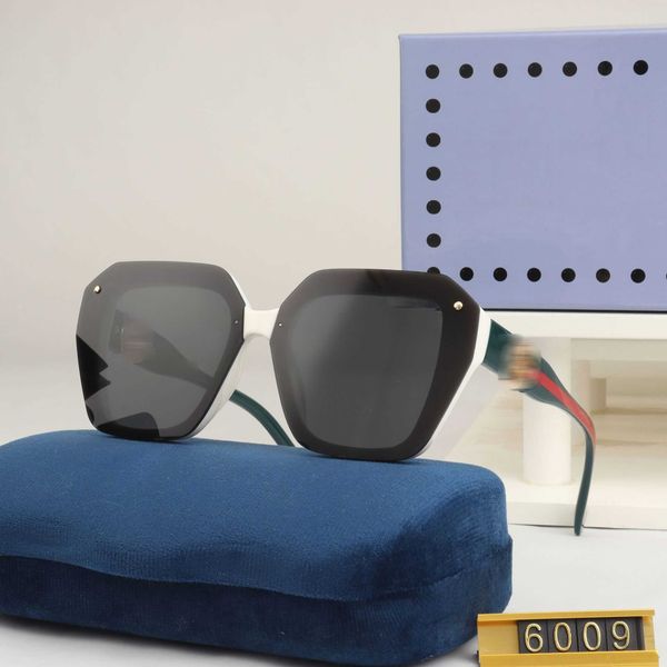 

2023 gujia new high definition fashion rice nail ins classic sunglasses 9006, White;black