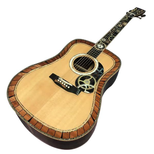 

2023 all solid wood 41 "limited model d200 series acoustic guitar