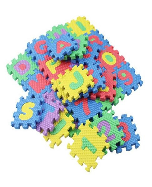 

36pcsset children alphabet letters numerals puzzle colourful kids rug play mat soft floor crawling puzzle kids educational toys2745769
