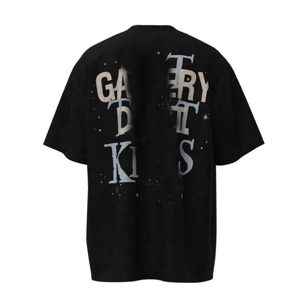 

galleryes mens tshirt womens graphic tee clothes american fashion brand ga designer t shirt for men classic lettered basic shirts, White;black
