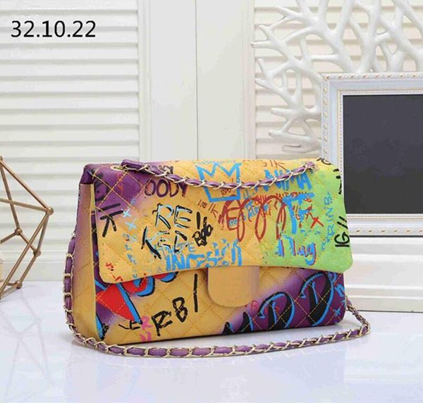 

designer handbag shoulder chain bag clutch flap totes bags wallet check velour thread purse double letters solid hasp waist square stripe wo
