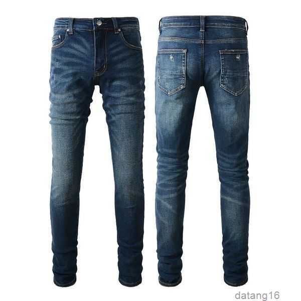 

designer jeans mens skinny desig 55 colors pants long hippop sticker embroidery slim denim straight streetwear wholesale 29-38 5 wixb, Blue