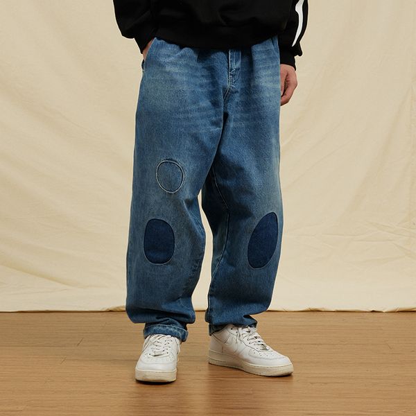 

mens jeans pants blue straight denim washed old, Black;brown