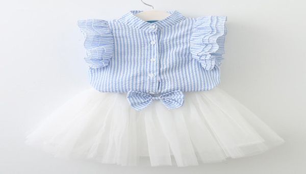 

baby girl fashion set clothing children shirts tutu skirt outfits suit kid girl summer clothing sets2751980, White