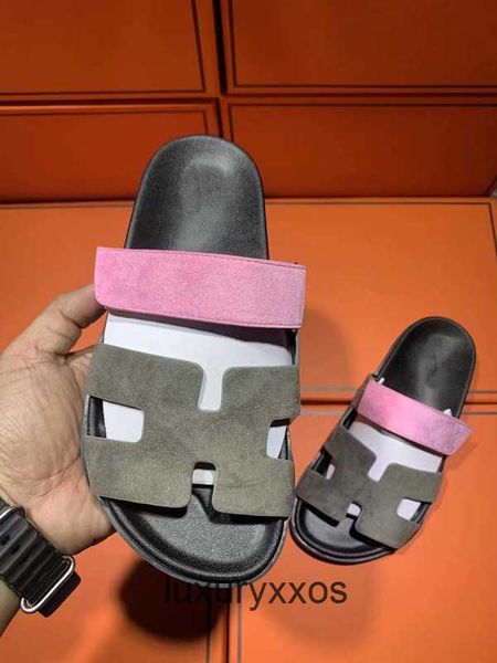 

sandal bottom h classic outerwear chypres summer slippers flat slipper with thick sole 2023 designer casual fashion women na7m