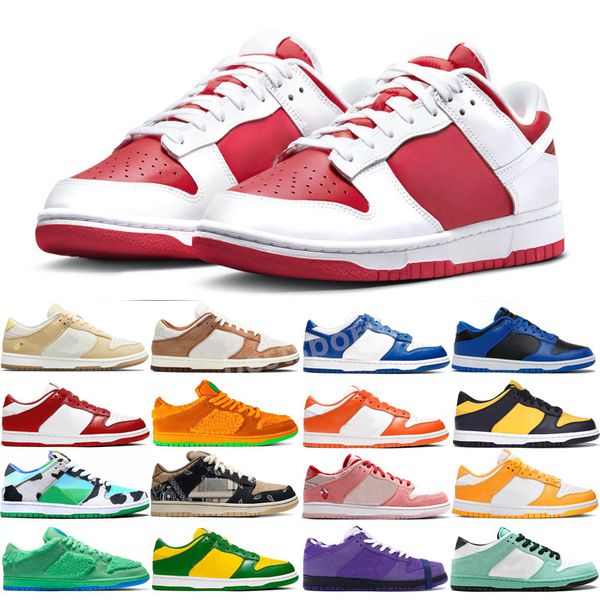 

2023 running outdoor shoes men women skate low panda black and white blue orange green lobster purple trainers off sb dunks lows white sneak