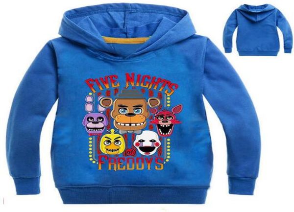 

2018 autumn five nights at freddys sweatshirt for boys 212 year school hoodies for boys fnaf costume for teens sport clothes1960701, Blue;gray