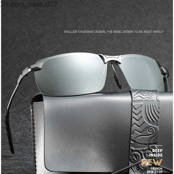 

sunglasses sunglasses pochromic sunglasses men polarized driving chameleon glasses male change color sun glasses day night vision drivers ey, White;black